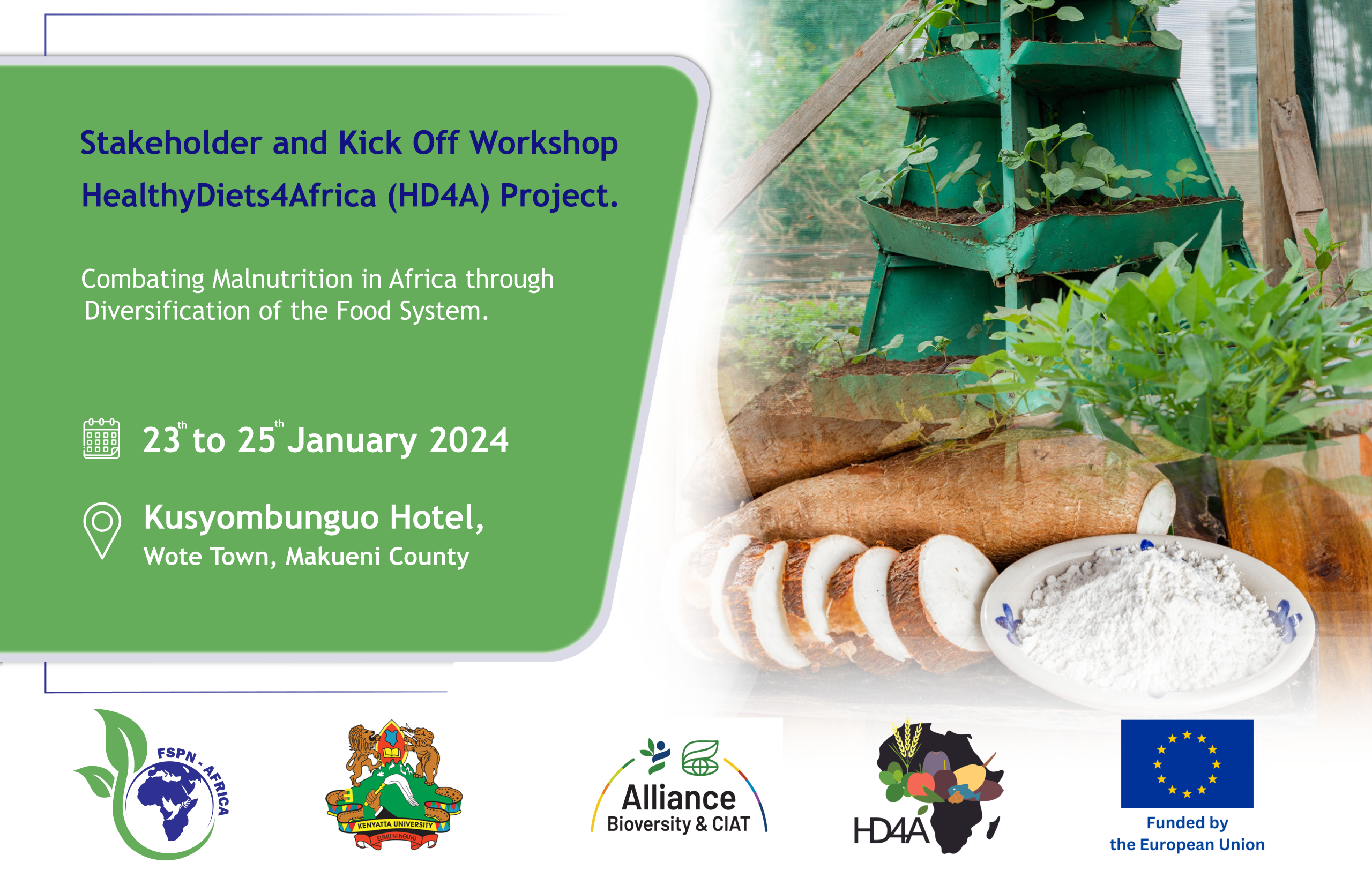 Stakeholder and Kick Off Workshop – HealthyDiets4Africa.