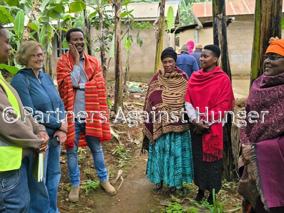 FSPN Africa Tanzania: GRP and Munich Re Foundation Engage with Smallholder Farmers During their CAFAESUP Project Visit in Kiutu Ward.